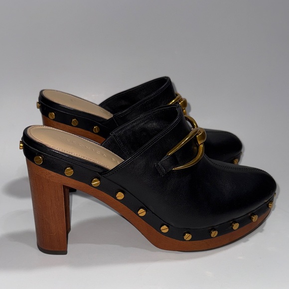 Veronica Beard Shoes - Veronica Beard Giles Leather Clogs platform horse bit size 6.5 NWOB